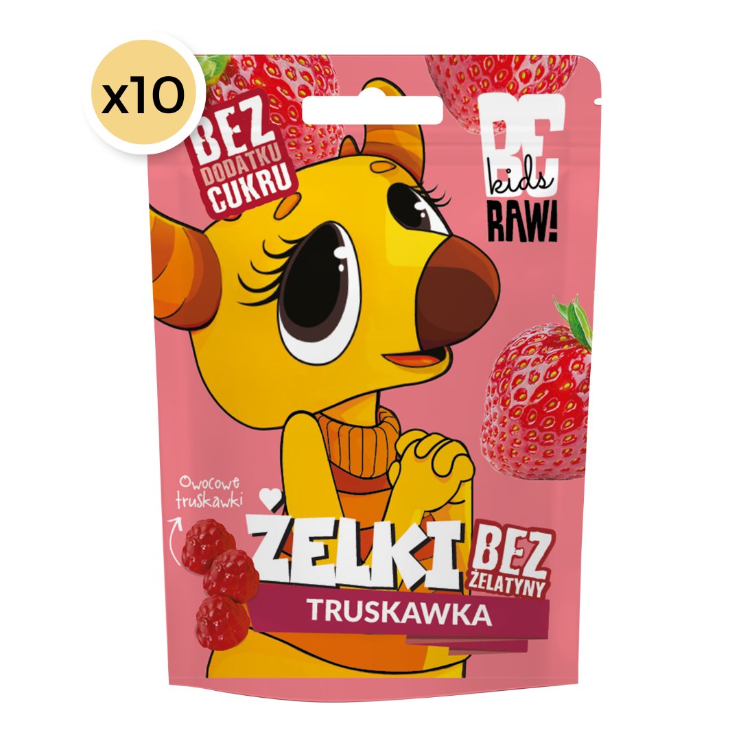 Kids Jelly beans - Strawberry 35g x10