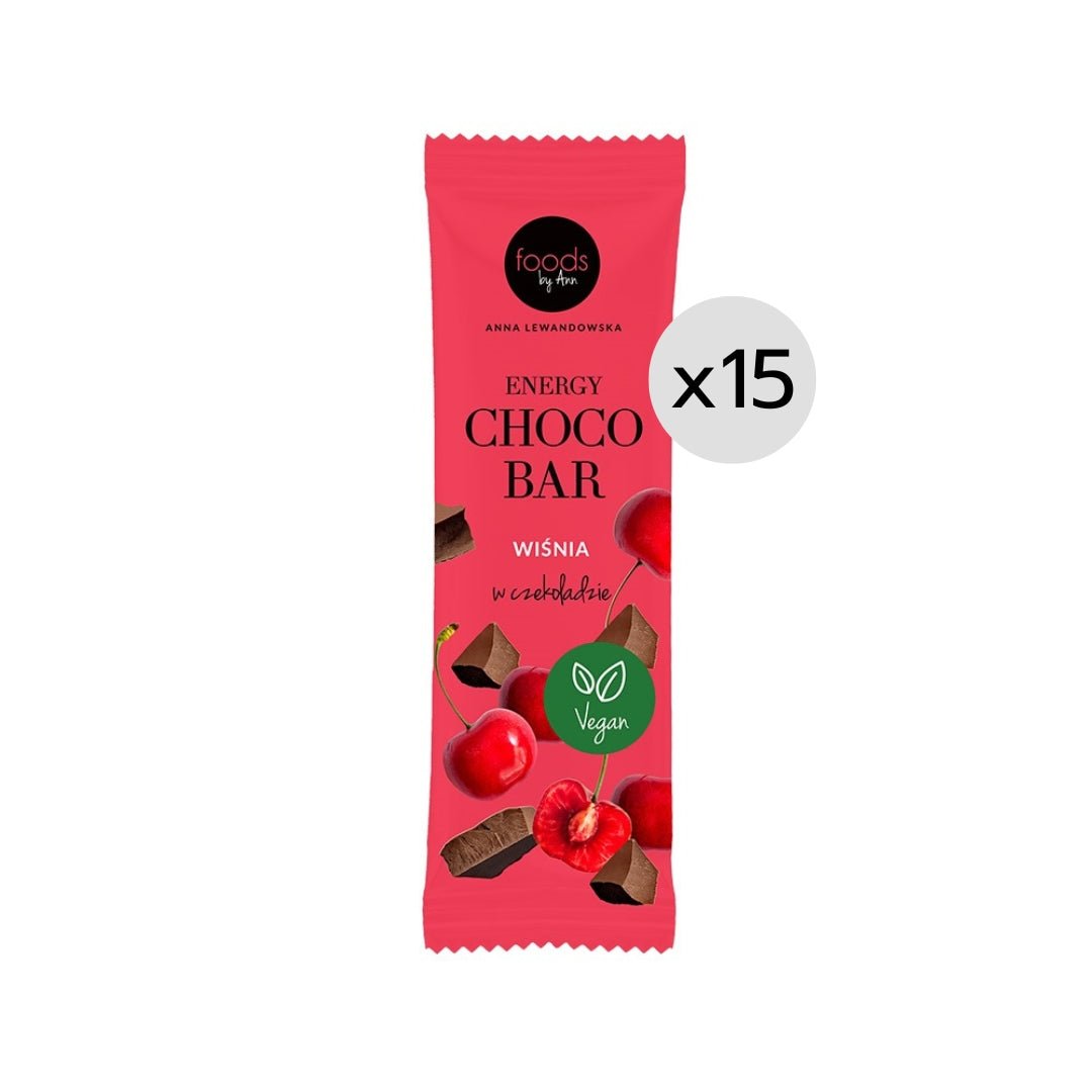 Energy Choco Bar Cherry in Chocolate 35g x15