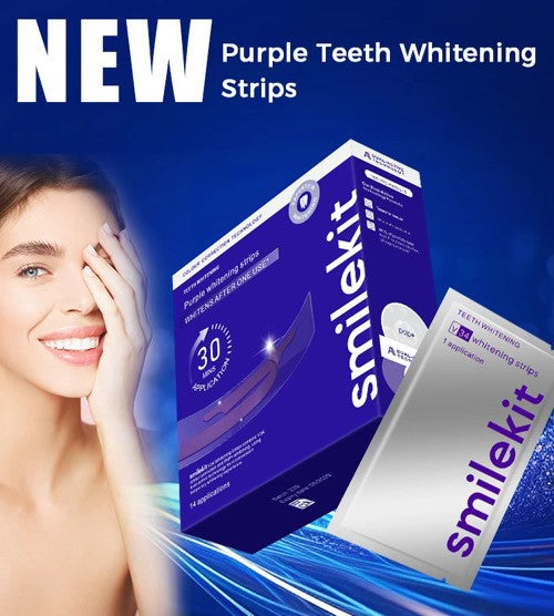 V34 Purple Whitening Strips