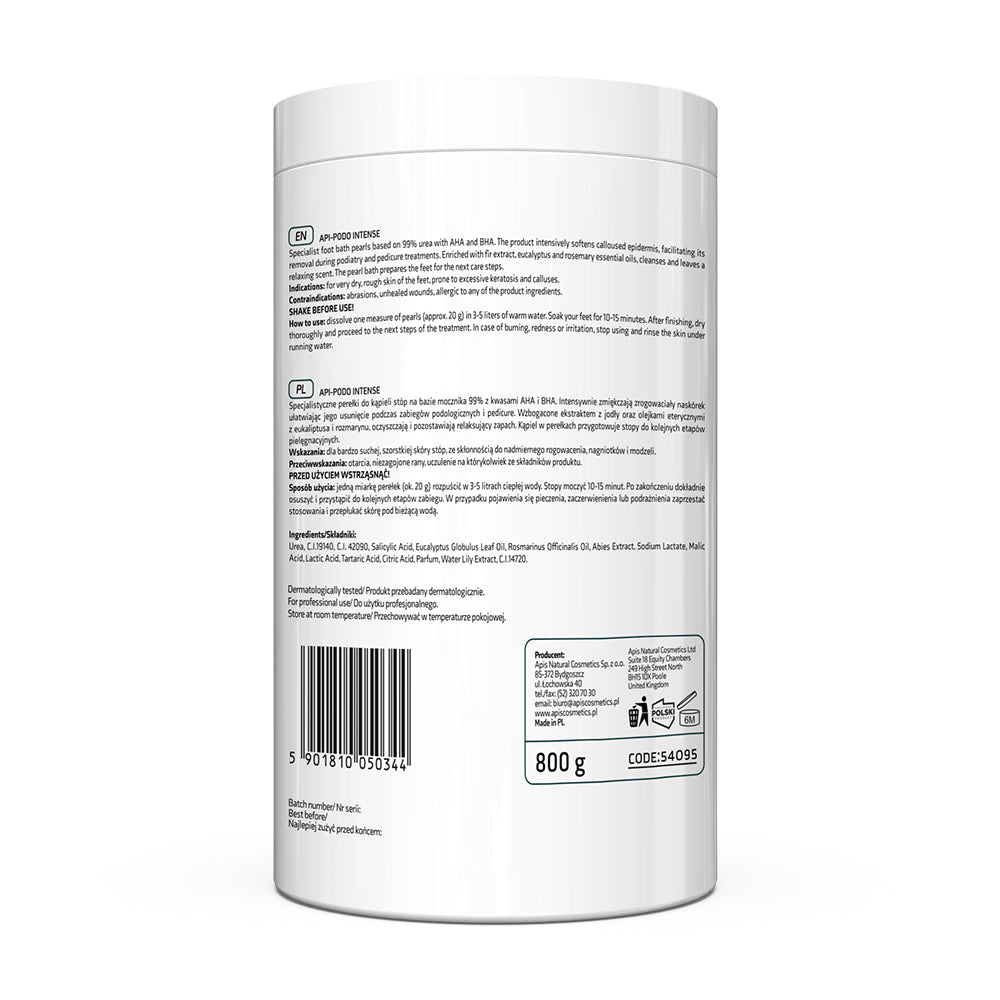 Apis API-PODO INTENSE Softening Foot Pearls with AHA & BHA | 800g
