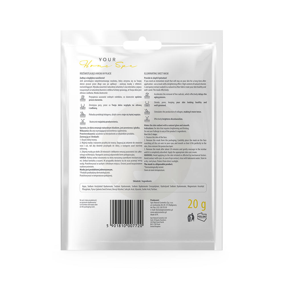 Apis Illuminating & Firming Sheet Mask | 20 g