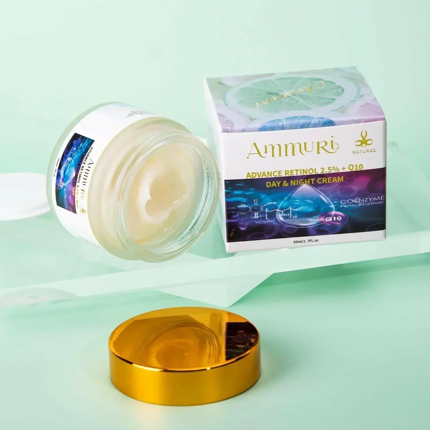 Ammuri Beauty Q10 Face Cream & Advance Retinol 2.5% Cream