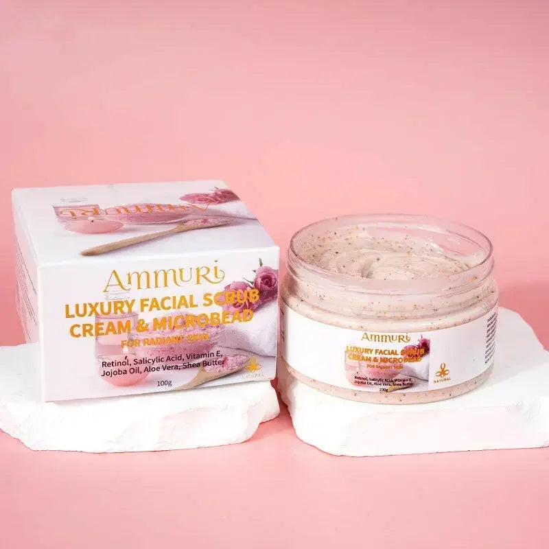 Ammuri Skincare Retinol Facial Scrub - Exfoliating Cream