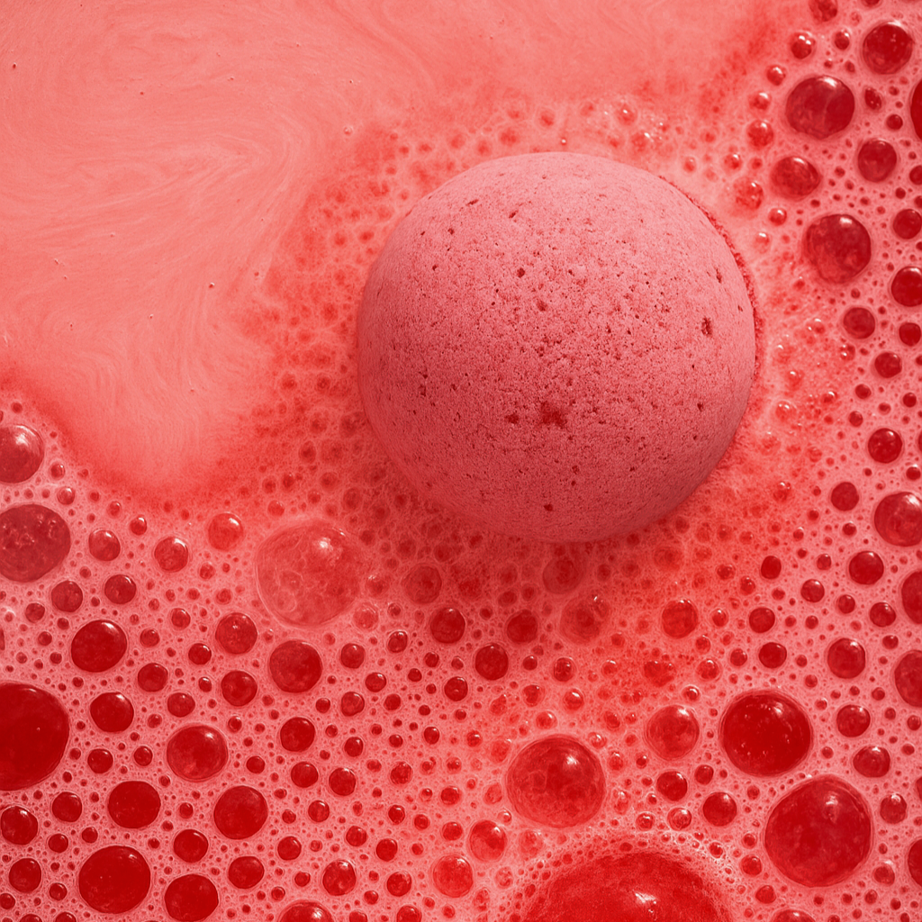 Merry & Bright Christmas Bath Bomb - Cranberry Scent