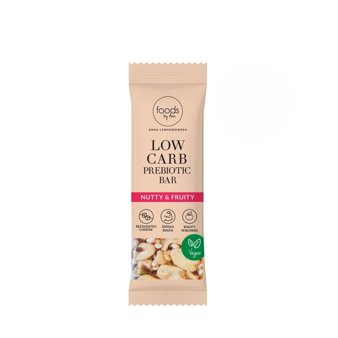 Low Carb Prebiotic Bar - Nutty & Fruity 35g