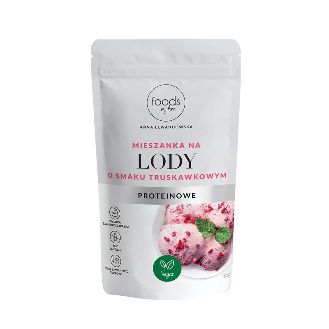Protein Ice Cream Mix with Strawberry Flavour 130g