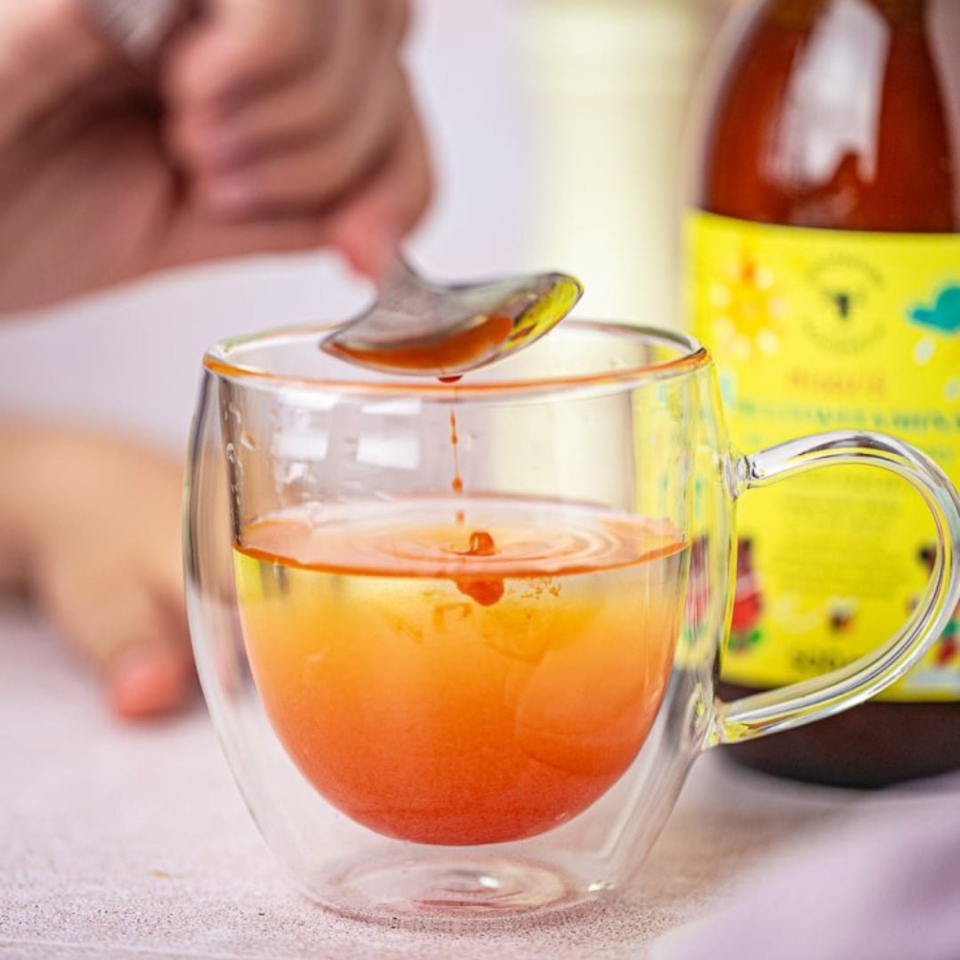 Multivitamin for kids and teenagers with bee pollen Honey Bear 500ml