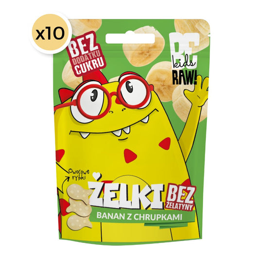 Kids Jelly Beans - Banana with Crisps 35g x10
