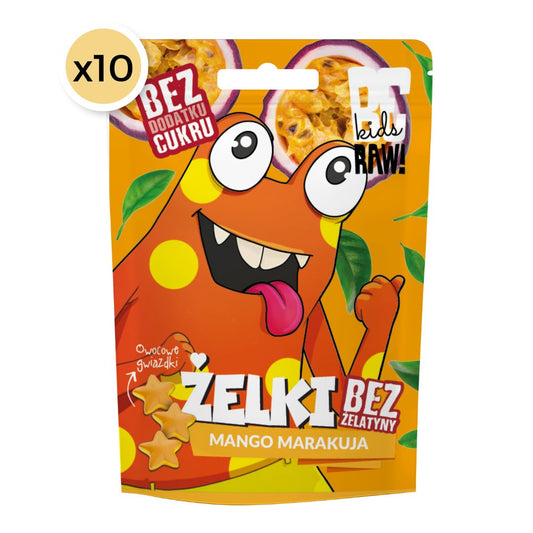 Kids Jelly beans - Mango Passion Fruit 35g x10