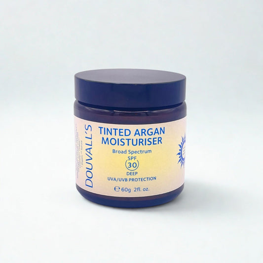 Tinted Argan Moisturiser with SPF30 UVA/UVB protection 60ml | Available in three shades