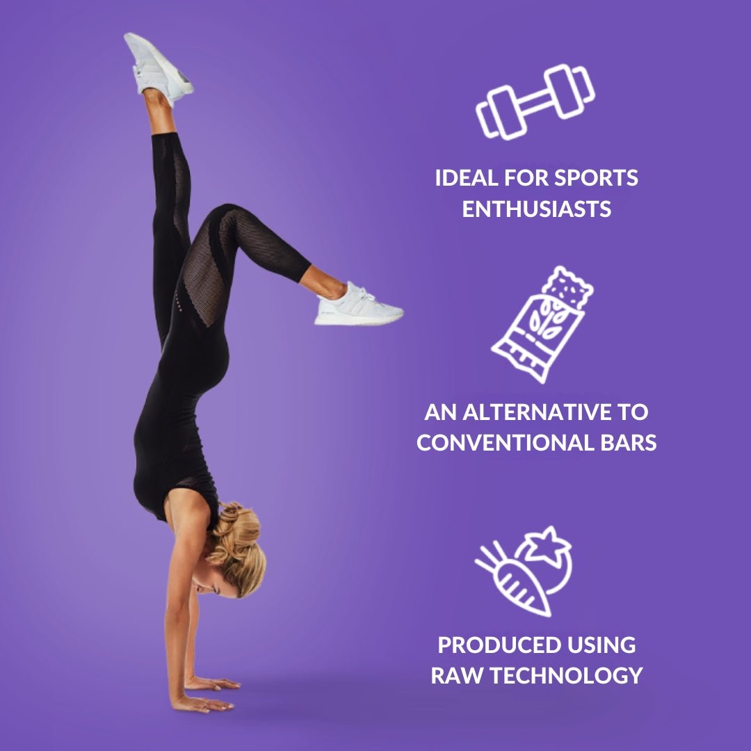 Energy Bar - Plum dark chocolate cover 40g  x15