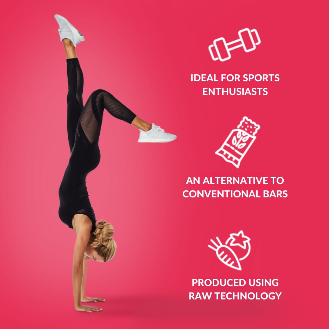 Energy Bar - Raspberry Dark chocolate cover 40g x15