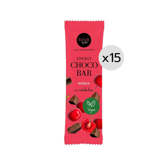 Energy Choco Bar Cherry in Chocolate 35g x15