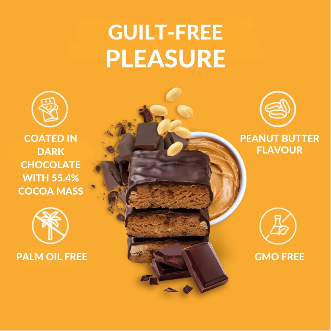 Protein 27% Bar - Peanut Butter dark chocolate cover 40g x15