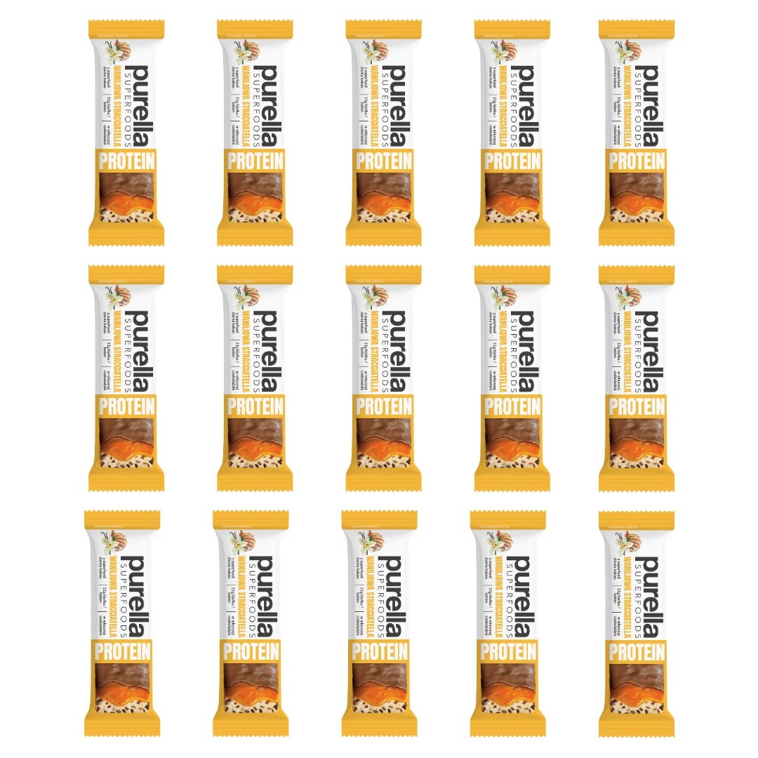 SuperFoods Protein Bar - Vanilla Straciatella 45g x15
