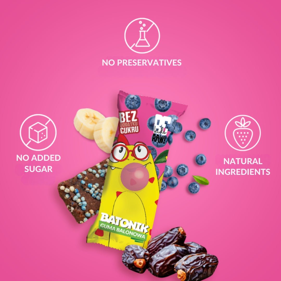 16x Kids Bubble gum bar 25g