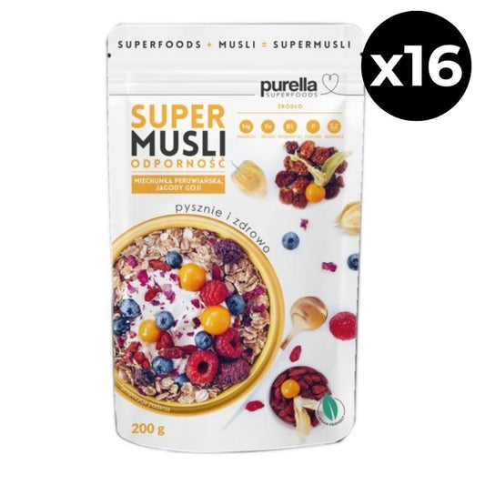 Super Muesli Immune 200g x16