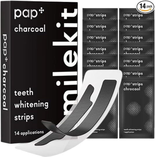 Pap+ Charcoal Teeth Whitening Strips