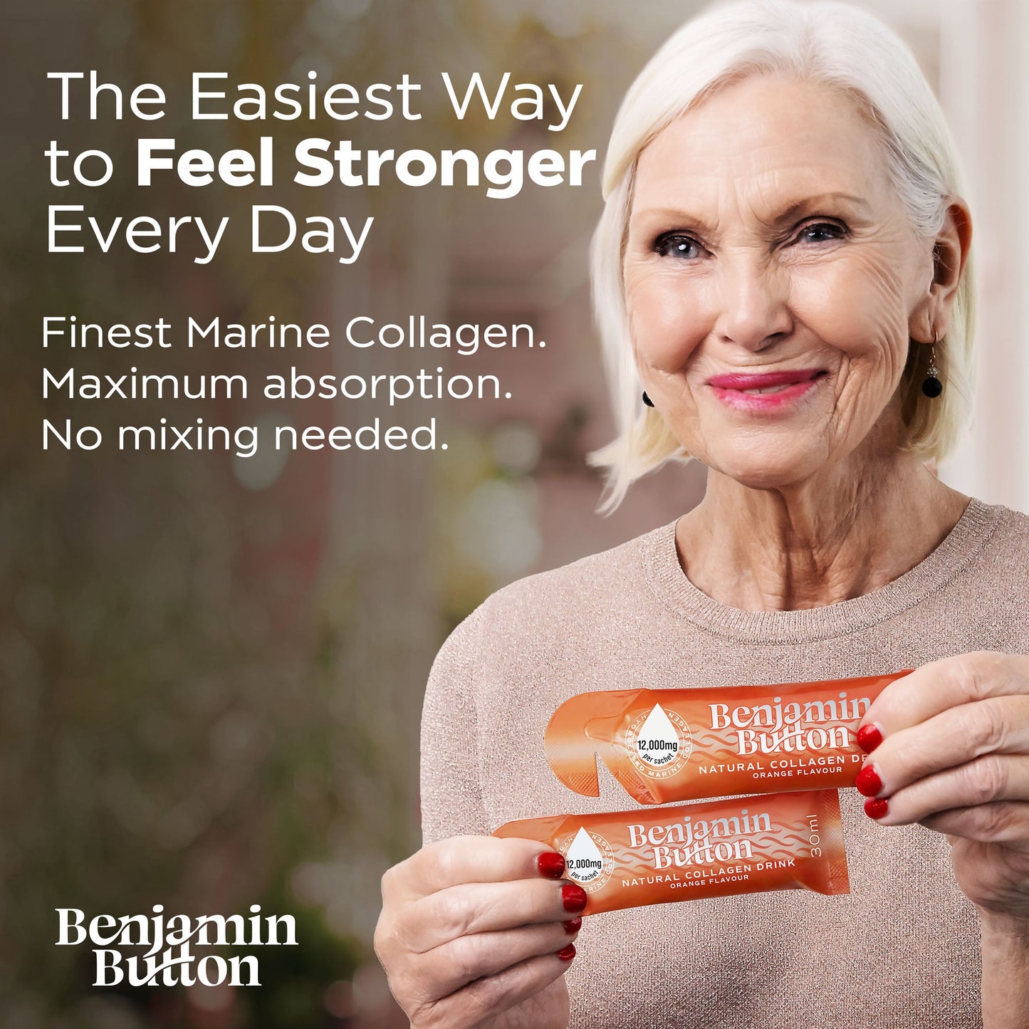 28x Orange 12,000mg Marine Collagen Liquid Sachets