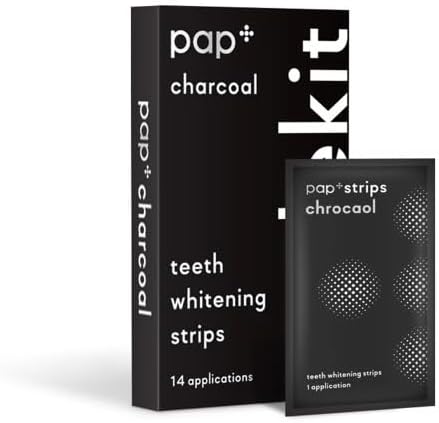 Pap+ Charcoal Teeth Whitening Strips