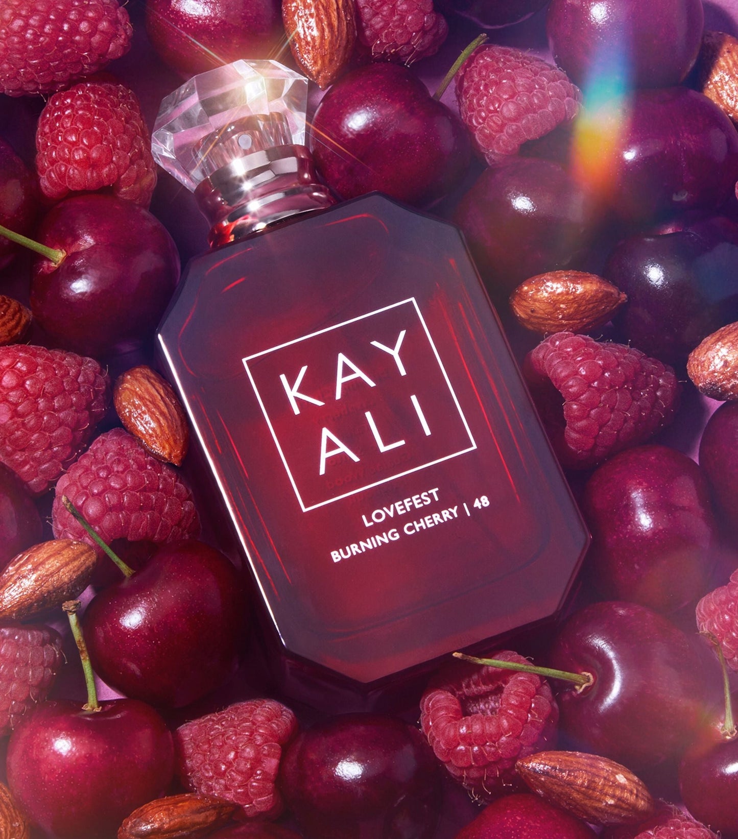 HUDA BEAUTY Kayali LoveFest Burning Cherry 48 Eau de Parfum