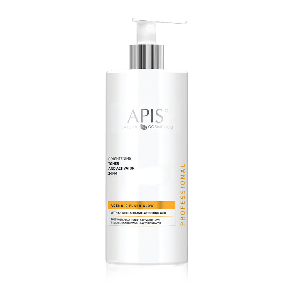 Apis ADENO-C Flash Glow Illuminating Toner & Activator 2-in-1 | 500ml
