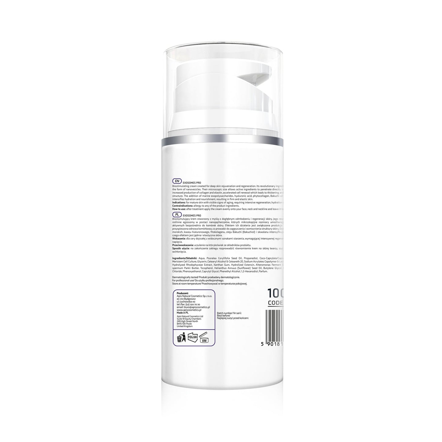 Apis EXOSOMES PRO Biostimulating Cream with Plant Exosomes | 100ml