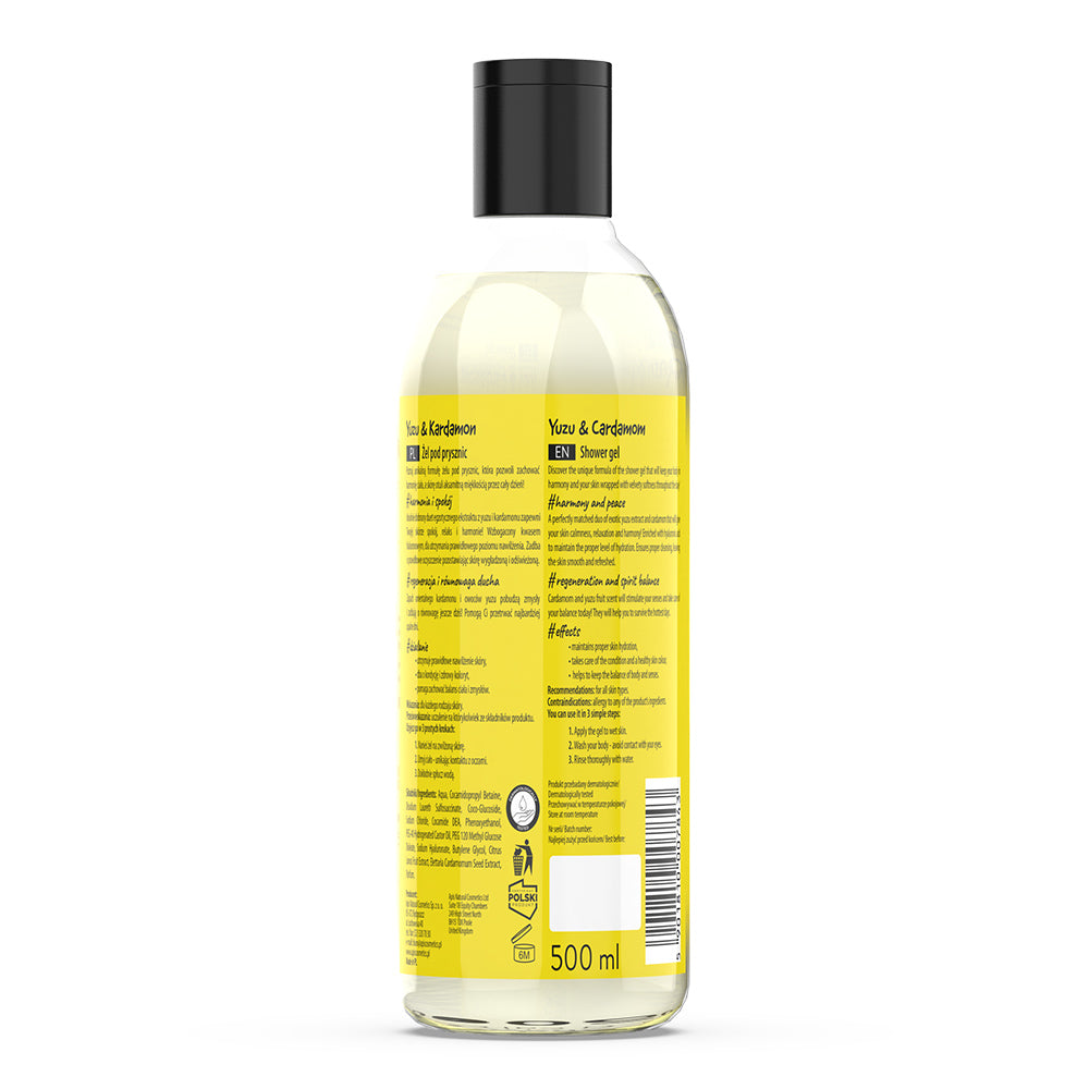 Apis Harmony Shot Yuzu & Cardamom Shower Gel | 500ml
