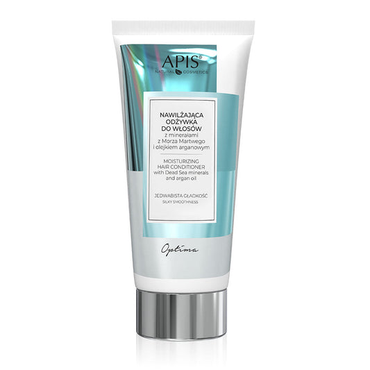 Apis OPTIMA Moisturising Hair Conditioner with Dead Sea Minerals & Argan Oil | 200 ml