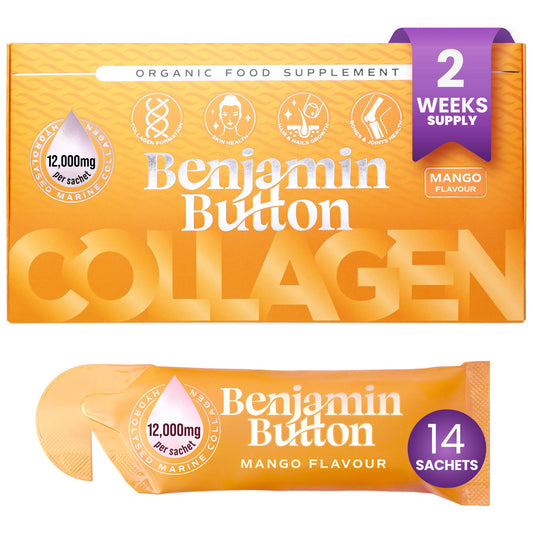 14x Mango 12,000mg Marine Collagen Liquid Sachets