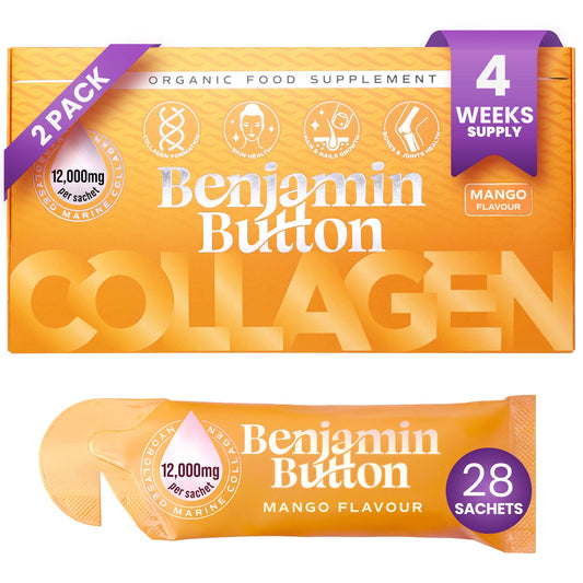 28x Mango 12,000mg Marine Collagen Liquid Sachets