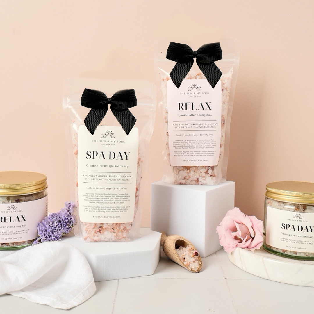 Lavender & Jojoba Himalayan Bath Salts – Spa Day Luxury Soak