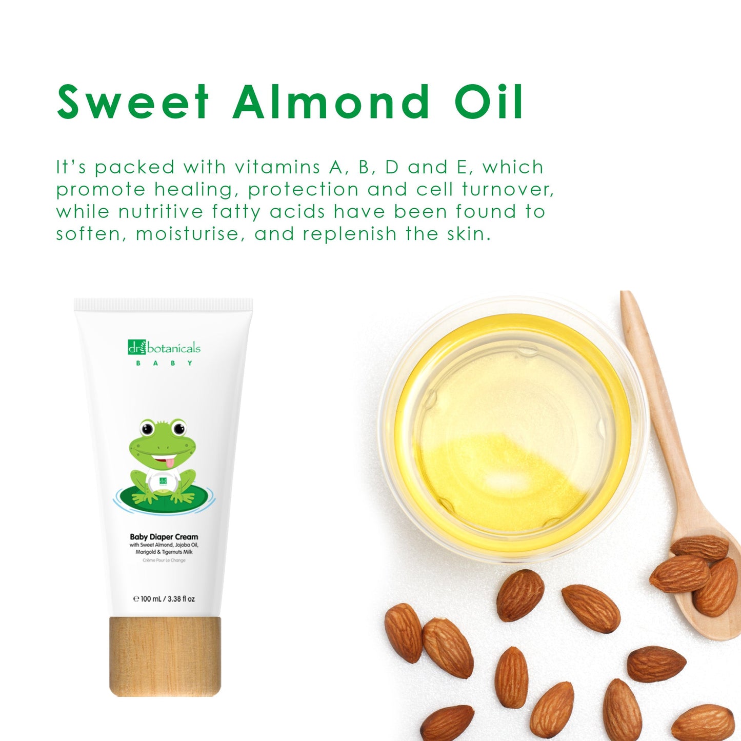 Jojoba & Sweet Almond Oil Baby Diaper Cream 100ml