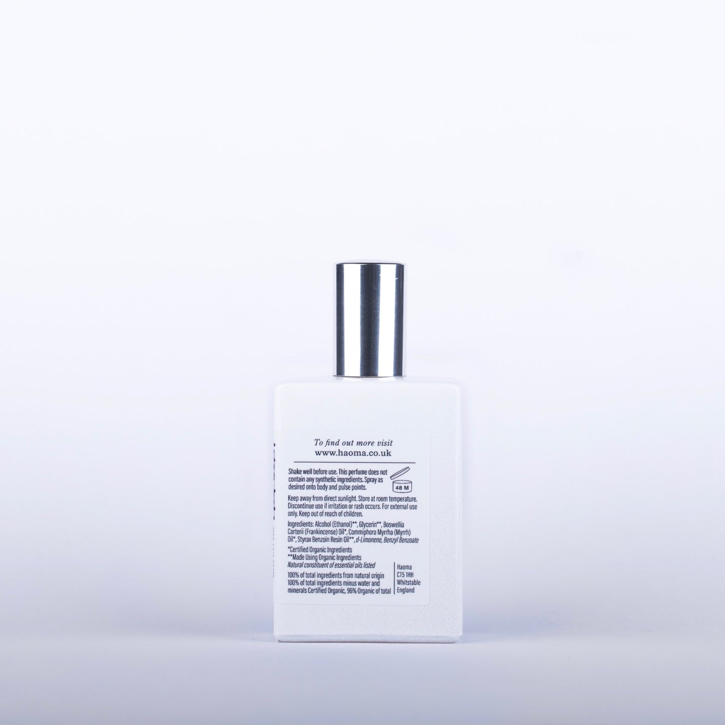 Frankincense and Myrrh Organic Eau de Parfum