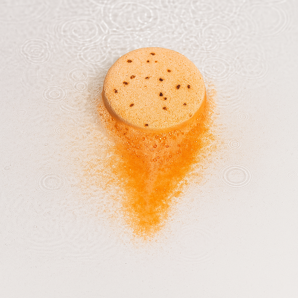 Awaken Aromatherapy Shower Steamer Sample - Peppermint, Frankincense, Lemon and Cranberry Seeds