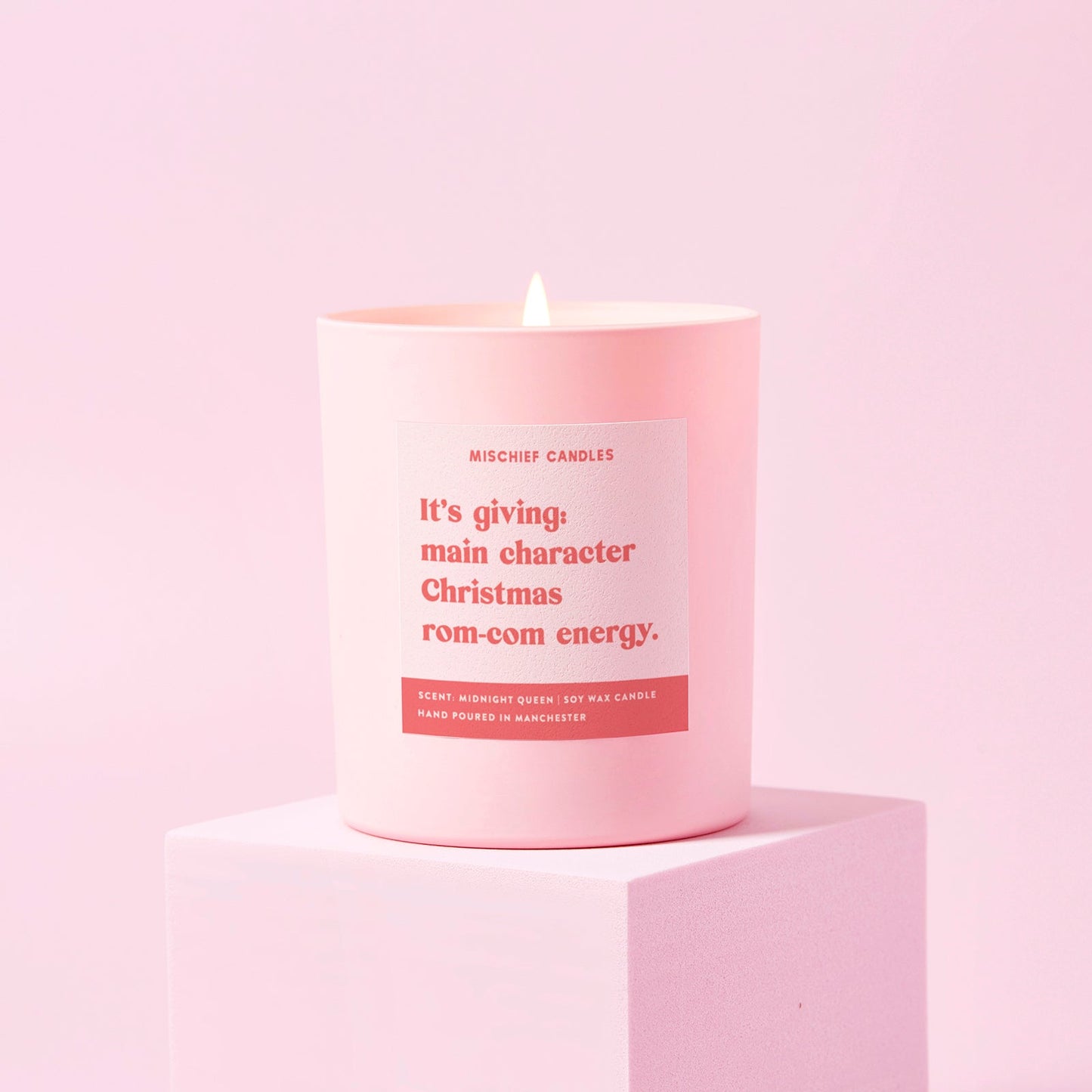 Christmas Candle Gift It’s Giving Main Character Christmas Rom-Com Energy
