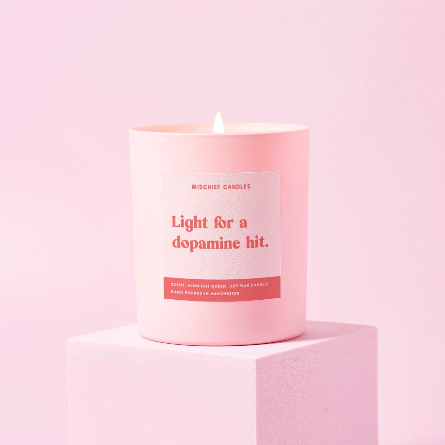 Self-Care Candle for Stress Relief Light for a Dopamine Hit