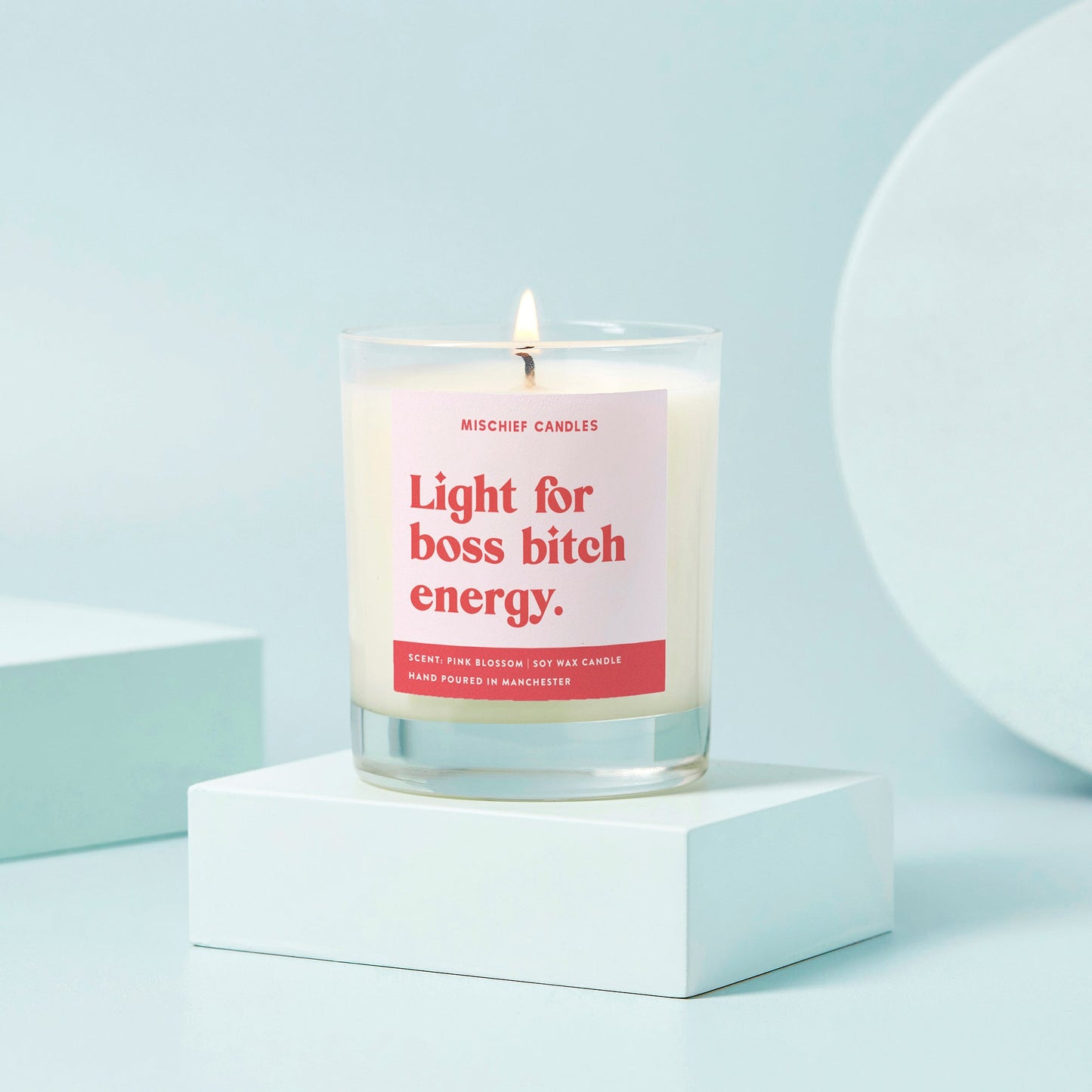 Light For Boss Bitch Energy Gift CEO Boss Entrepreneur New Job Candle