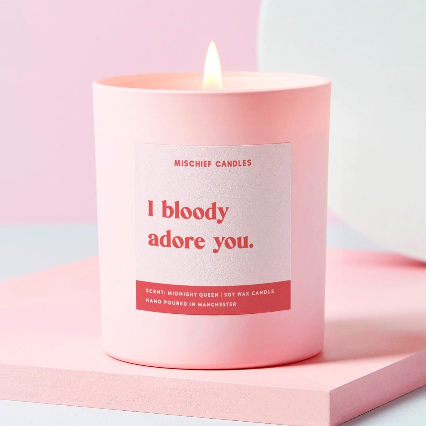 Friendship Gift Funny Gift For Her Candle Bloody Adore You
