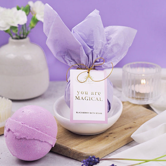 You Are Magical - Blackberry Bath Bomb Relaxing Soak