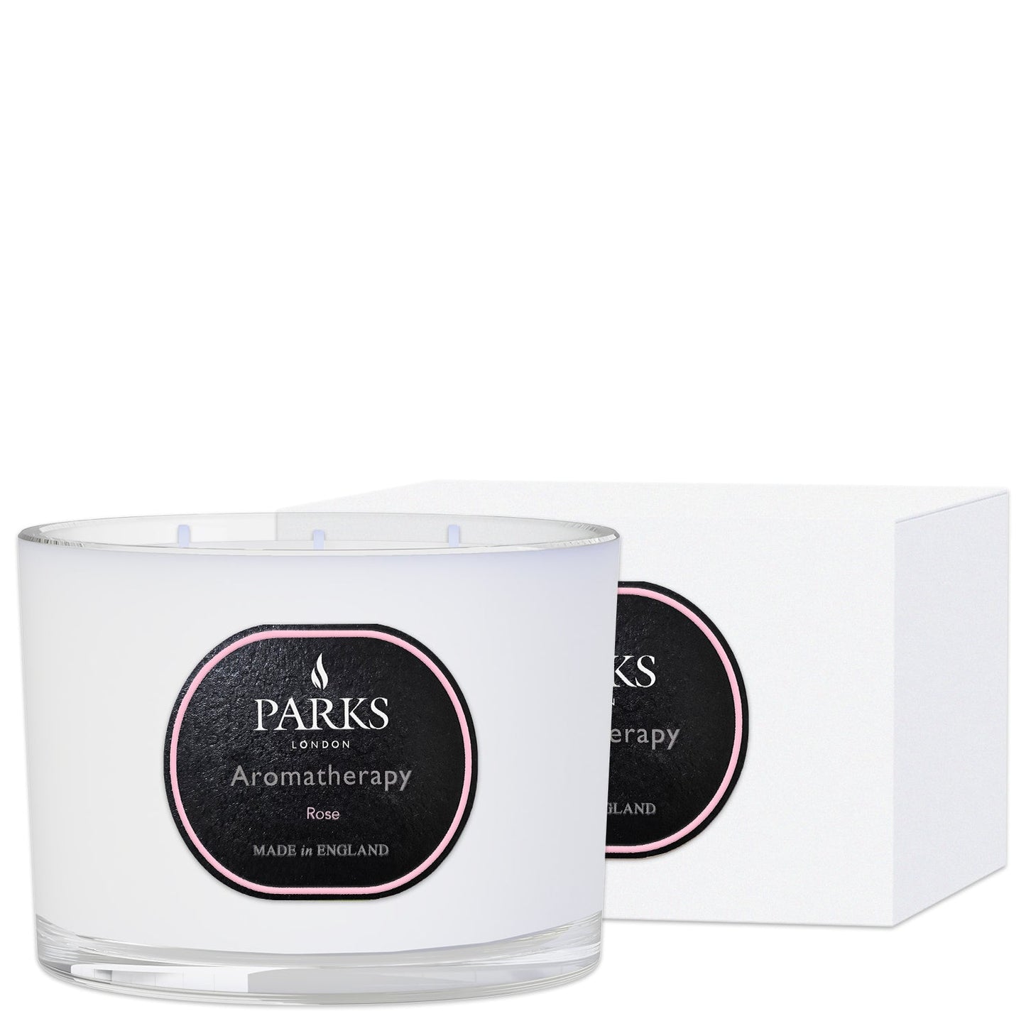 ROSE 350G 3 WICK CANDLE