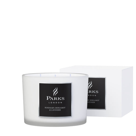 Parks Limited Edition 3 Wick Rosemary, Bergamot & Lavender Candle