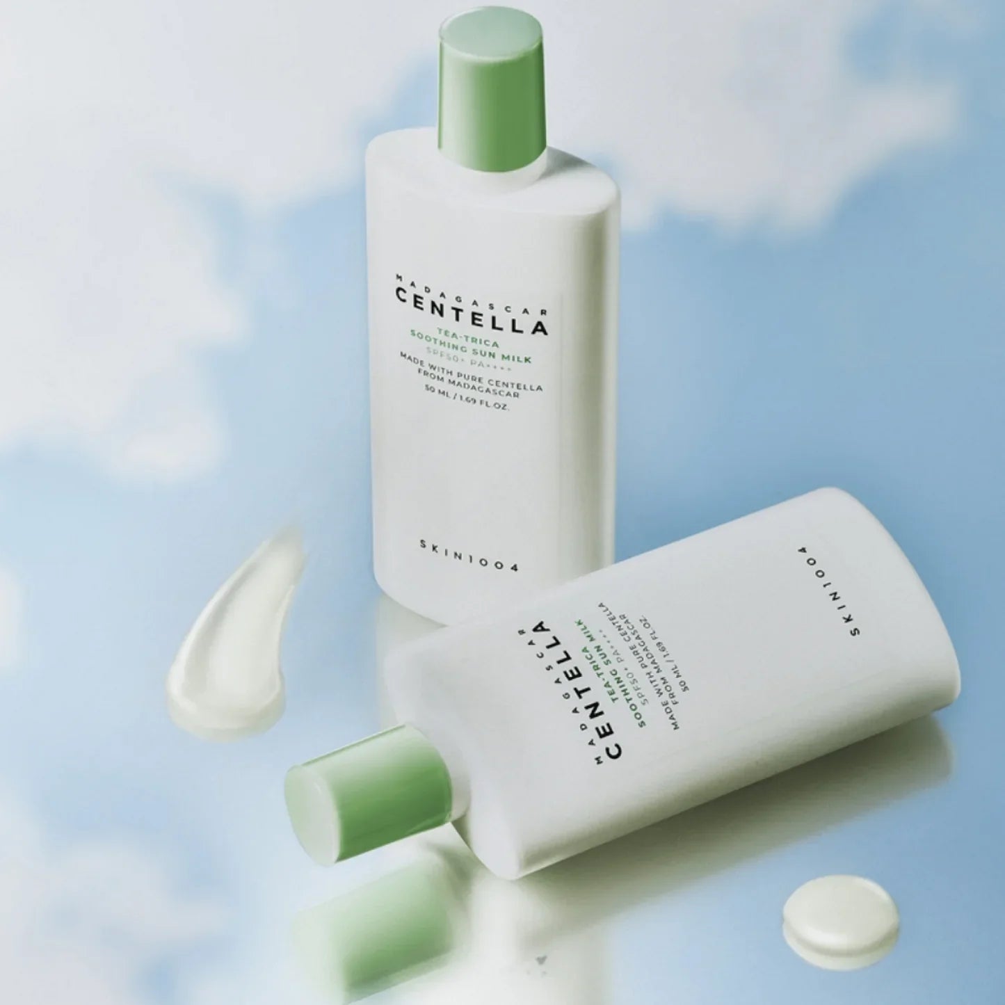 SKIN1004 MADAGASCAR CENTELLA TEA-TRICA SOOTHING SUN MILK SPF50+ PA++++ (50ml)
