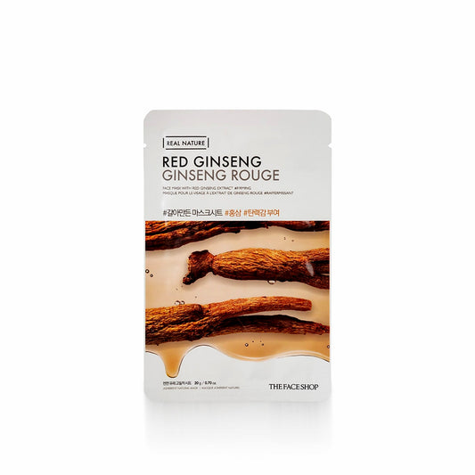 THE FACE SHOP Real Nature Face Mask Red Ginseng 20g