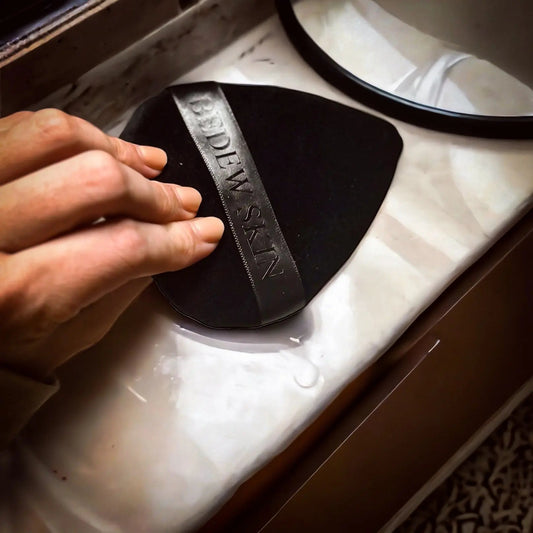 The Teardrop Velvet Puff