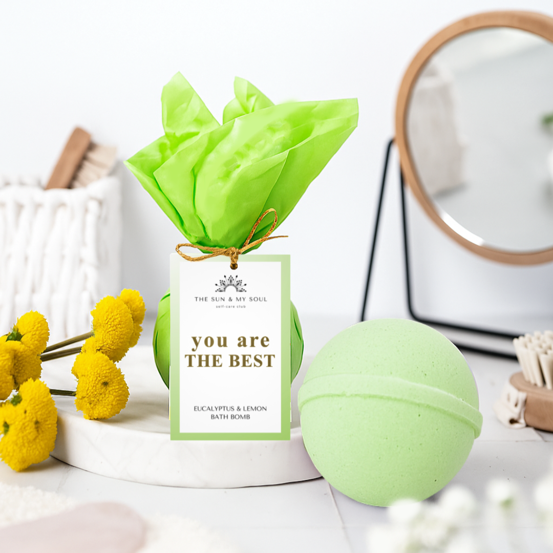 You Are The Best - Peppermint, Tea Tree Bath Bomb Refreshing Soak