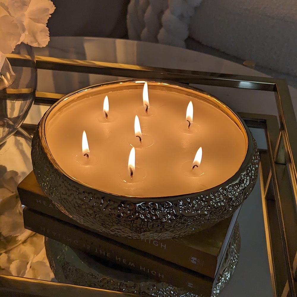 Aeolian 7 Wick Gold Scented Candle