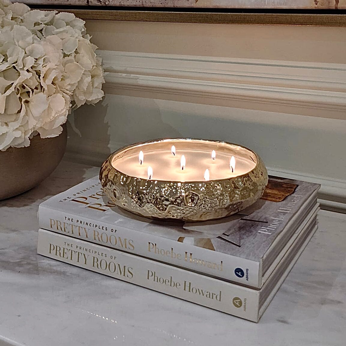 Aeolian 7 Wick Gold Scented Candle