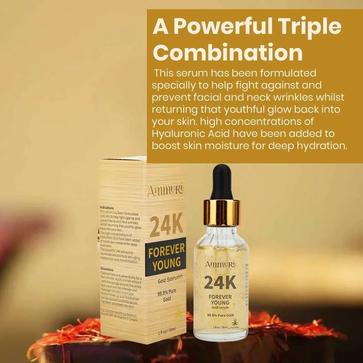 Annuri Hyaluronic Acid 24k Gold Face Serum