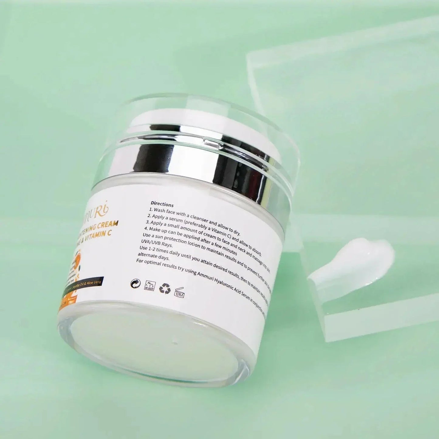 Ammuri Brightening Moisturiser Cream – For Face, Body & Sensitive Areas (50g)